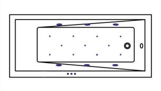 Гидромассажная ванна Whitecross Wave Slim 0111.180080.100.RELAX.BR 180x80см Relax бронза